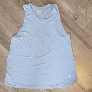 Light blue athletic tank top